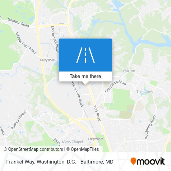 Frankel Way map