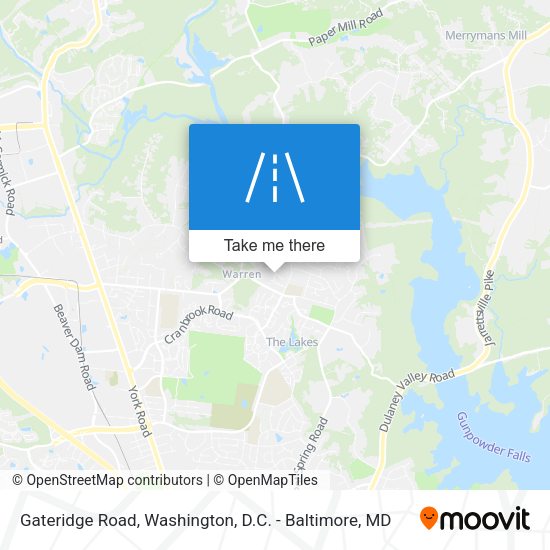 Gateridge Road map