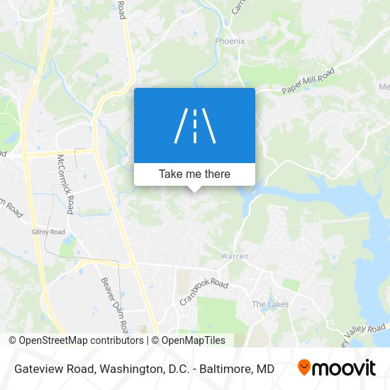 Mapa de Gateview Road