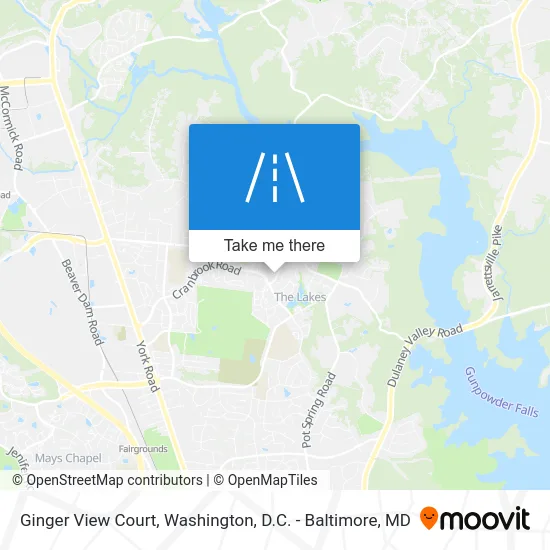 Ginger View Court map