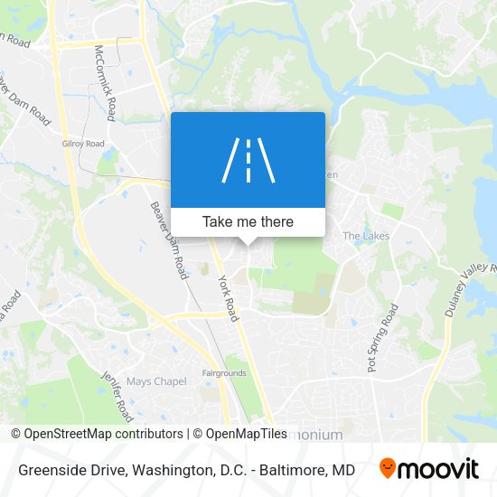 Mapa de Greenside Drive