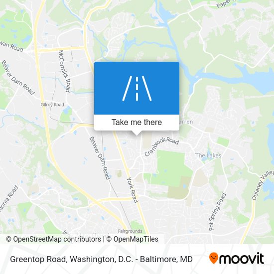 Mapa de Greentop Road