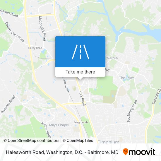 Halesworth Road map