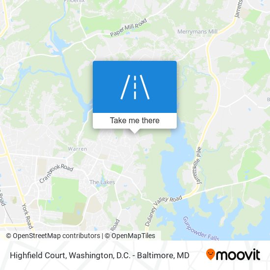 Highfield Court map