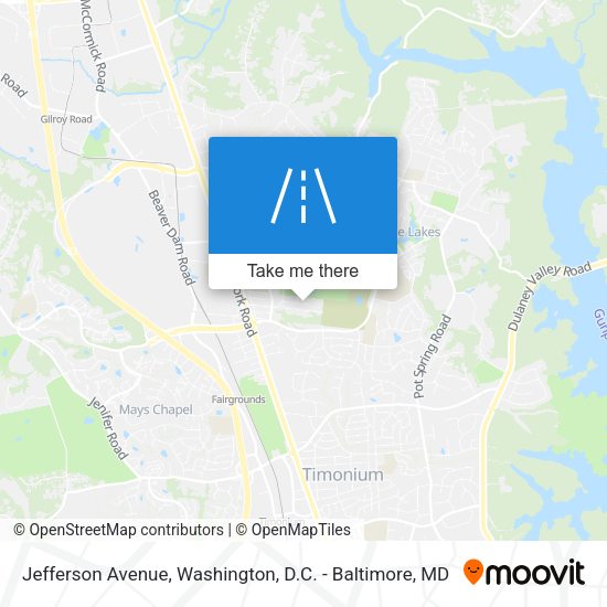 Mapa de Jefferson Avenue