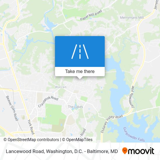 Lancewood Road map