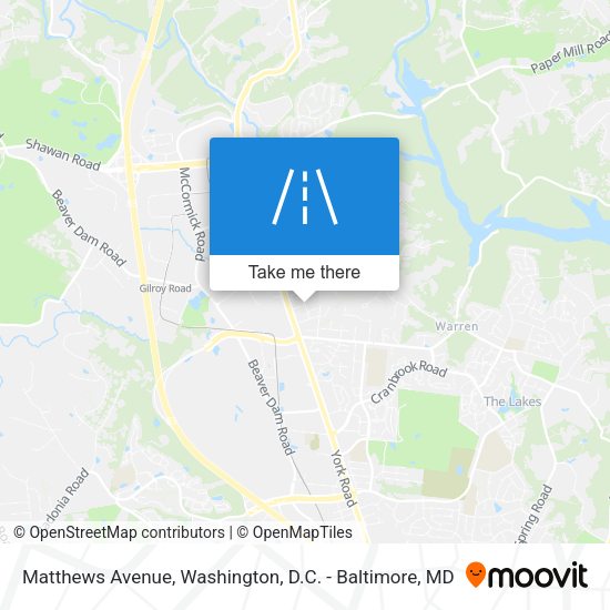 Mapa de Matthews Avenue