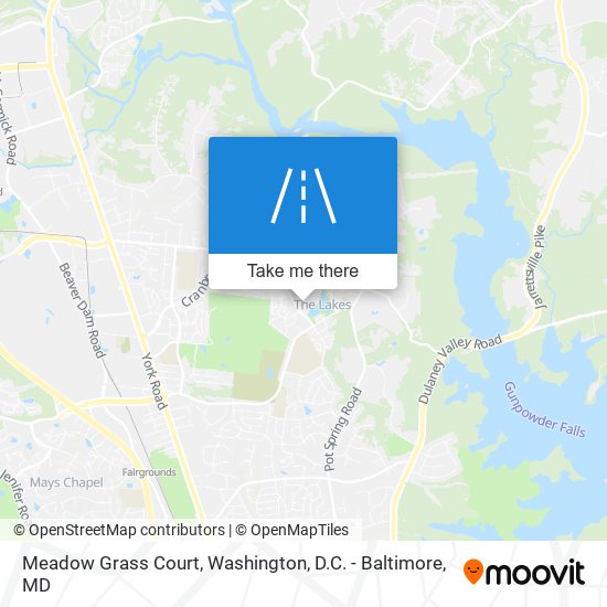 Mapa de Meadow Grass Court