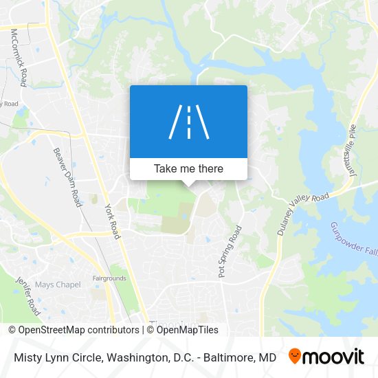 Misty Lynn Circle map