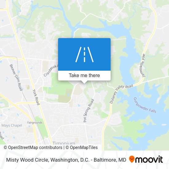 Misty Wood Circle map