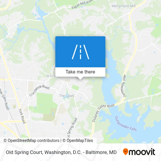 Old Spring Court map