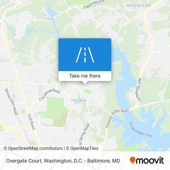 Overgate Court map