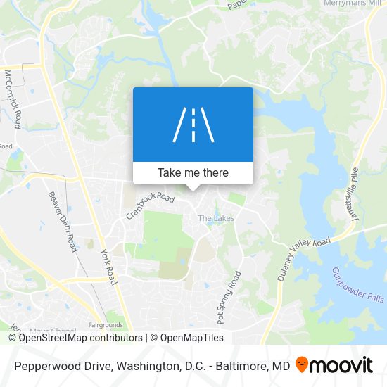 Pepperwood Drive map