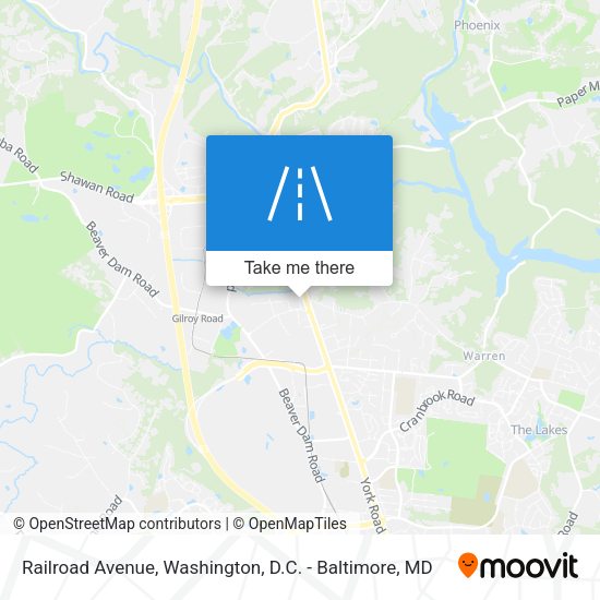 Mapa de Railroad Avenue