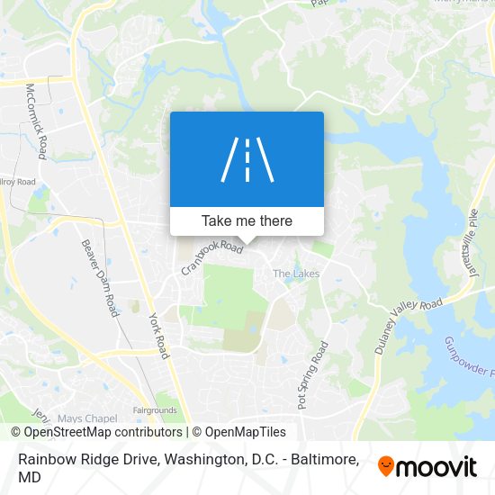 Mapa de Rainbow Ridge Drive