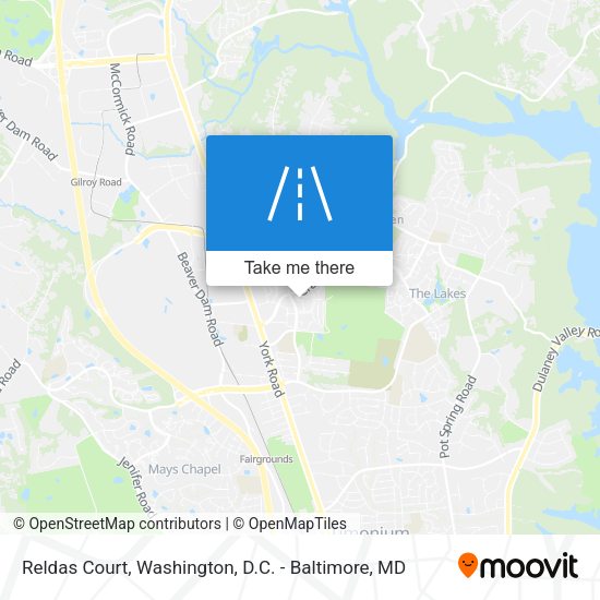 Reldas Court map