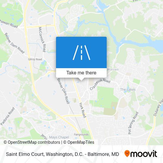 Saint Elmo Court map