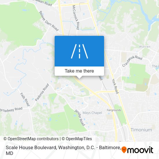 Scale House Boulevard map