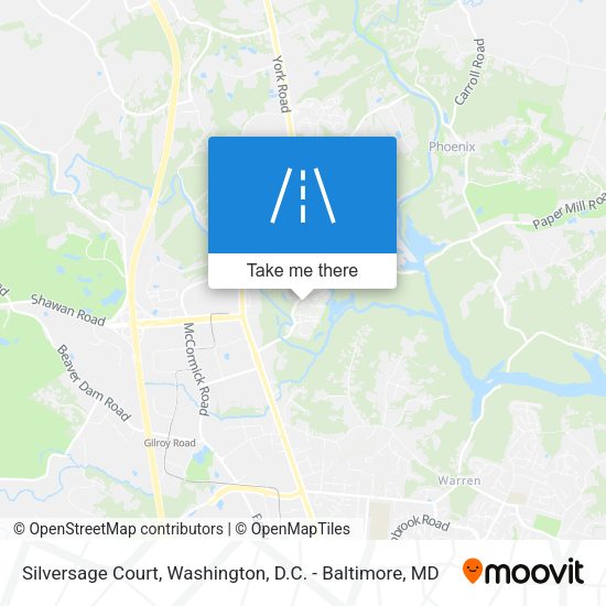Mapa de Silversage Court