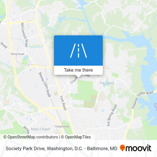 Society Park Drive map