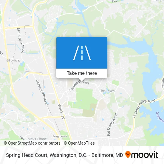 Spring Head Court map