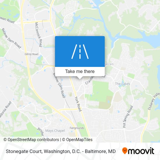 Mapa de Stonegate Court