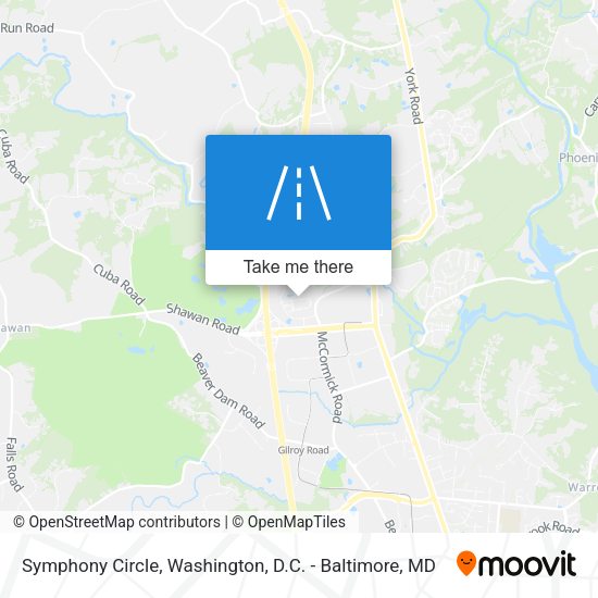 Symphony Circle map