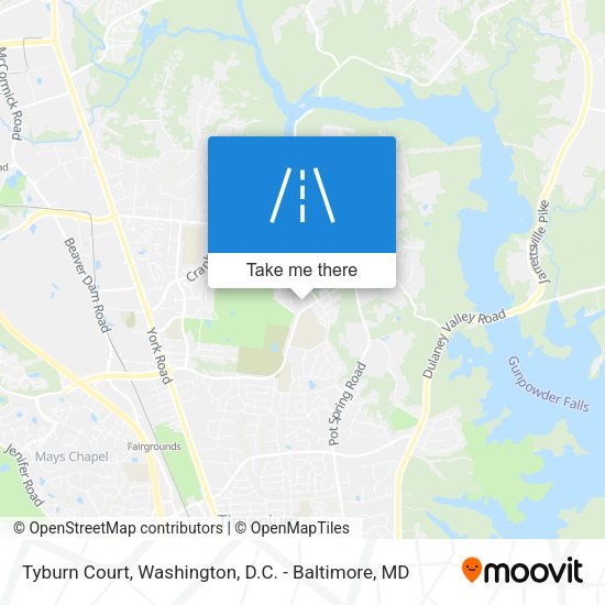 Tyburn Court map