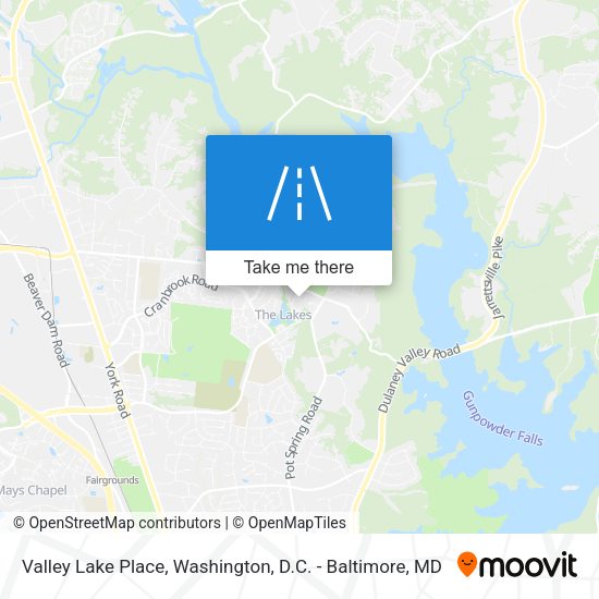 Mapa de Valley Lake Place