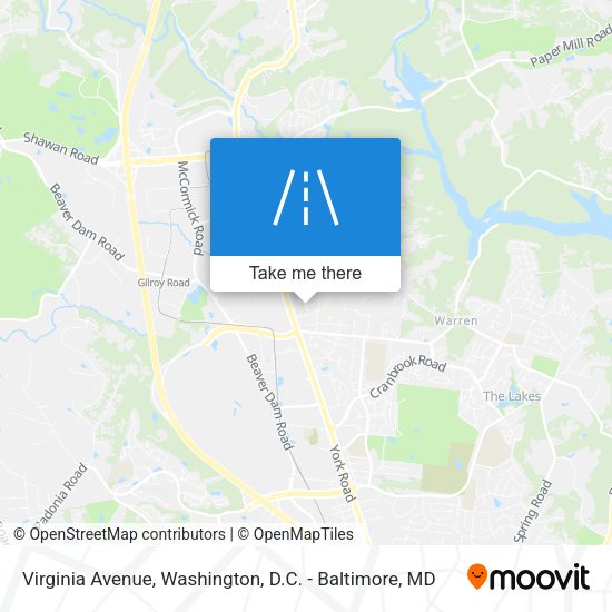 Virginia Avenue map