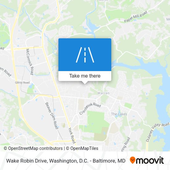 Mapa de Wake Robin Drive