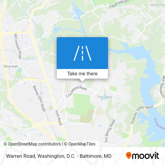 Mapa de Warren Road