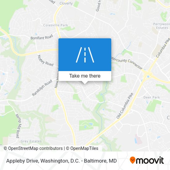 Appleby Drive map
