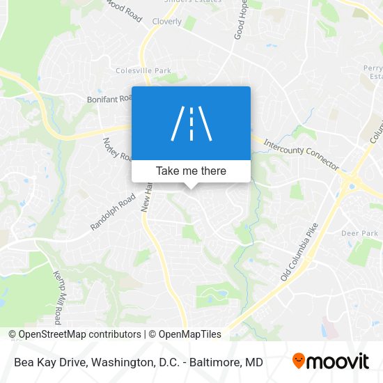 Bea Kay Drive map