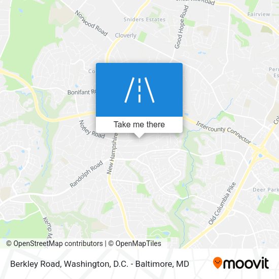 Mapa de Berkley Road