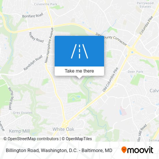 Mapa de Billington Road