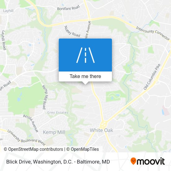 Blick Drive map