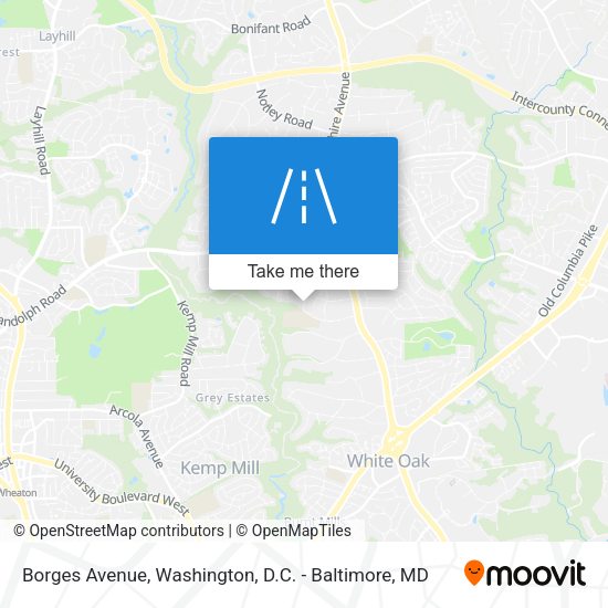 Mapa de Borges Avenue