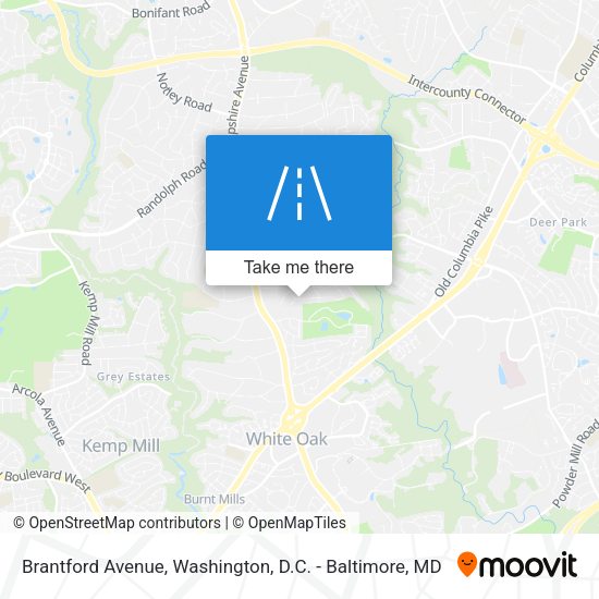 Brantford Avenue map