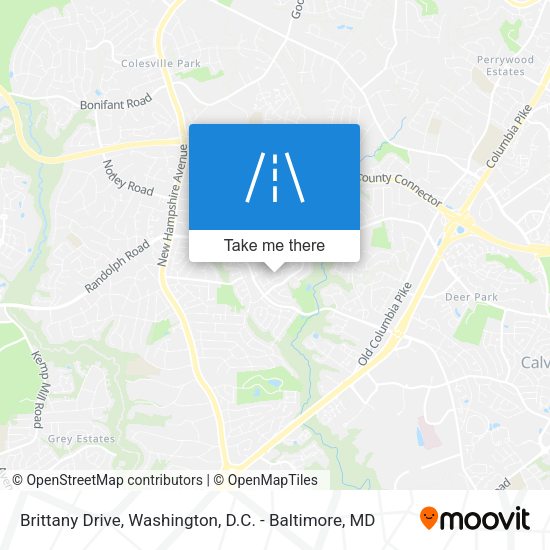 Brittany Drive map
