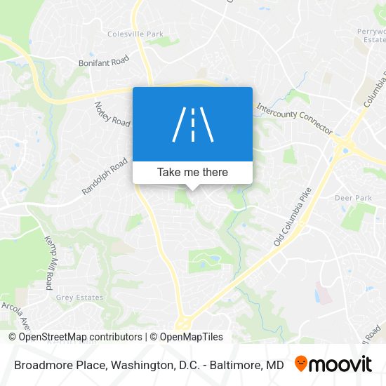 Broadmore Place map