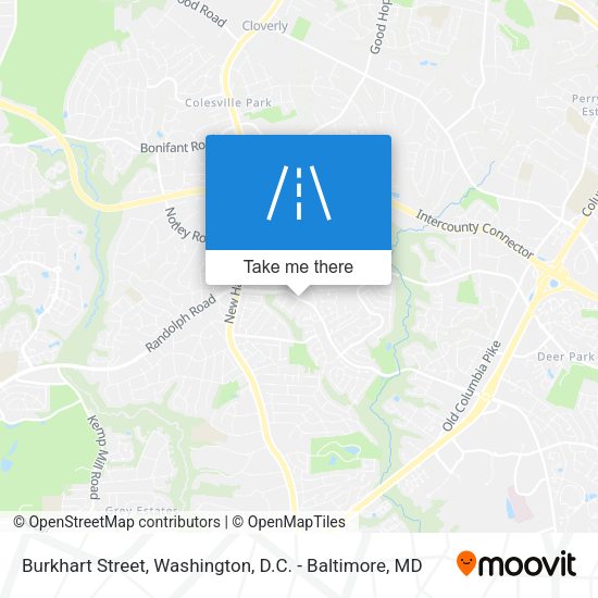 Burkhart Street map