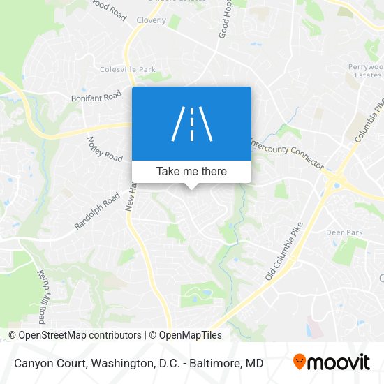 Canyon Court map