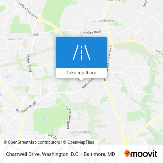 Mapa de Chartwell Drive