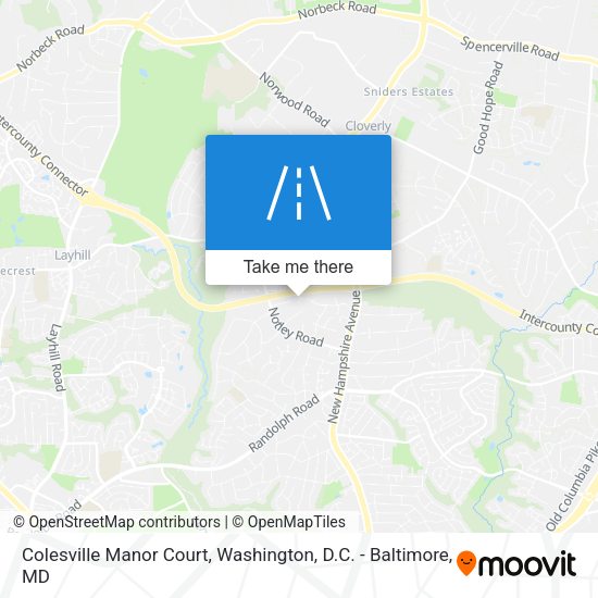 Mapa de Colesville Manor Court