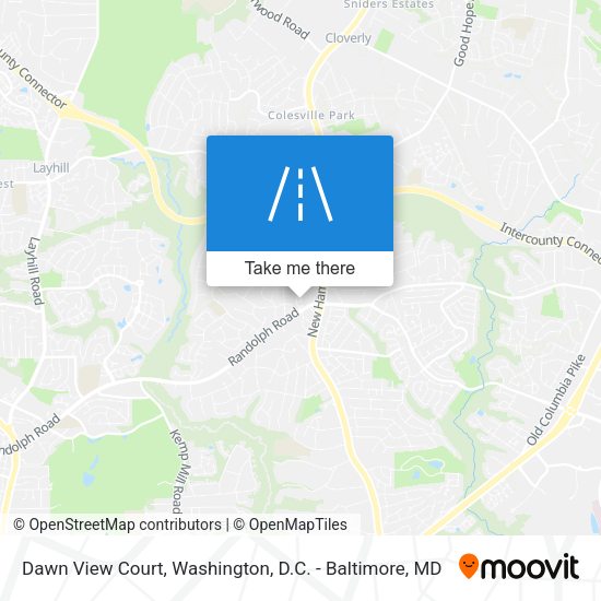 Dawn View Court map