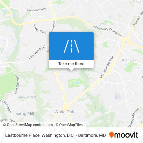 Eastbourne Place map