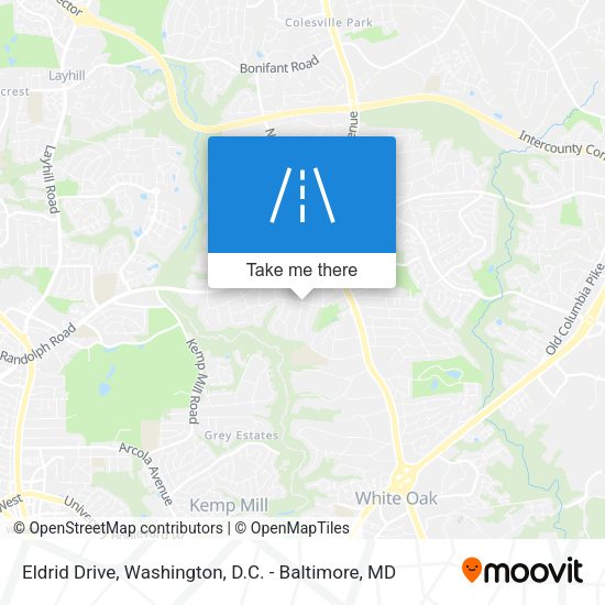 Eldrid Drive map