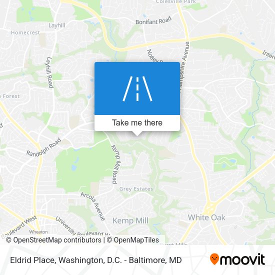Eldrid Place map