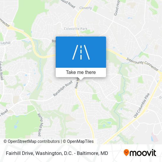 Fairhill Drive map